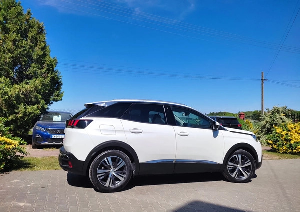 Peugeot 3008 cena 81900 przebieg: 186380, rok produkcji 2019 z Lipsko małe 497